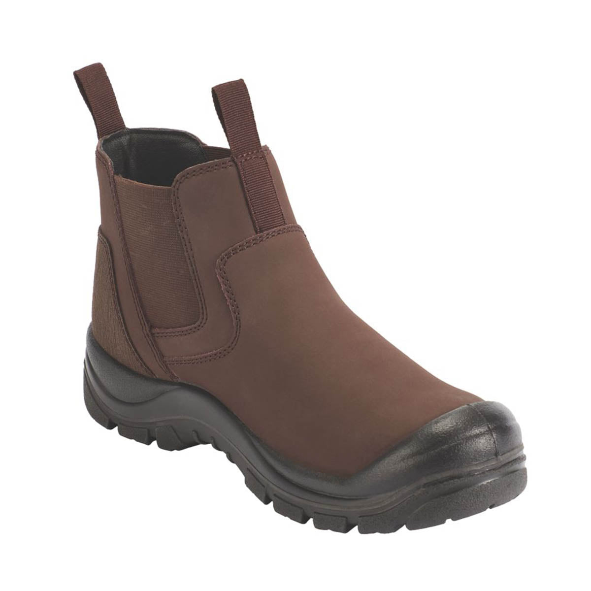 Site Safety Dealer Boots Mens Standard Fit Brown Work Shoes Steel Toe Size 11 - Image 2