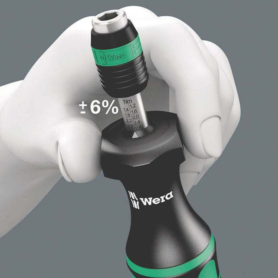 Wera Torque Screwdriver Set 7440/41/42 Chrome Molybdenum Steel 0.3-6Nm 27 Pieces - Image 3