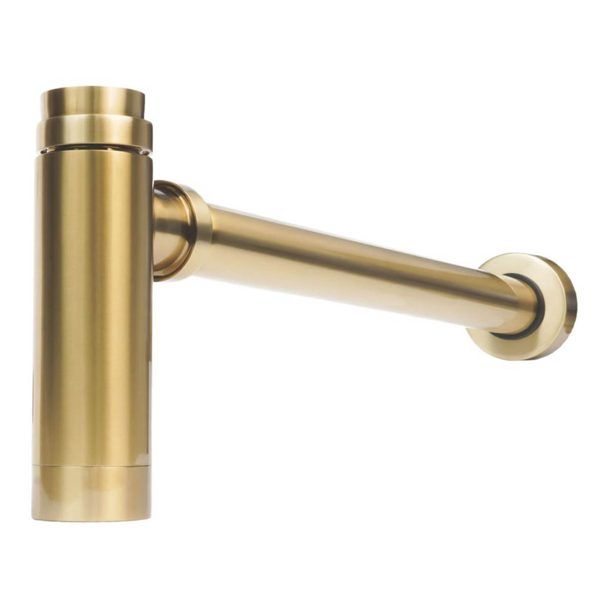 Flomasta Bottle Trap Brushed Brass 32mm - Image 1
