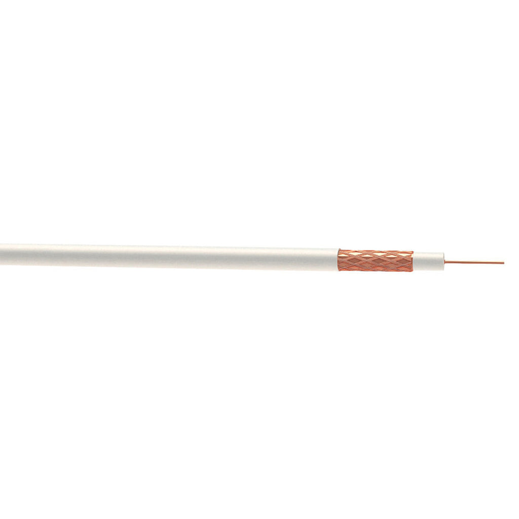 Time Coaxial Cable 100m Drum GT100 White 1core Round PVC Sheathed Cab