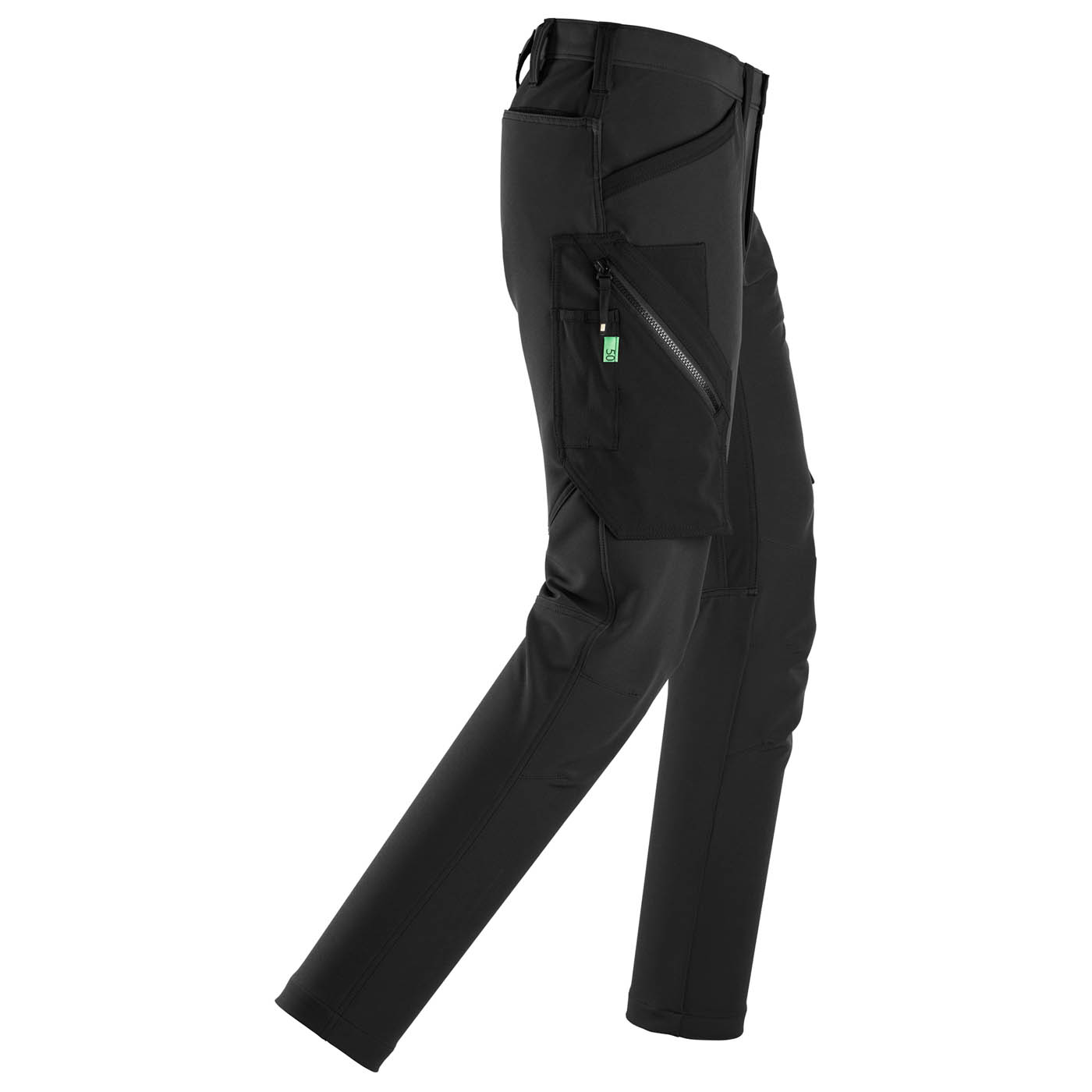 Snickers Work Trousers Mens Slim Fit Black Stretch Multi Pockets Cargo 41W 30L - Image 2