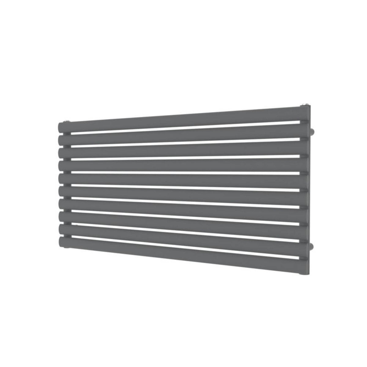 Flomasta 600mm x 1200mm 2626BTU Anthracite Horizontal Designer Radiator - Image 1