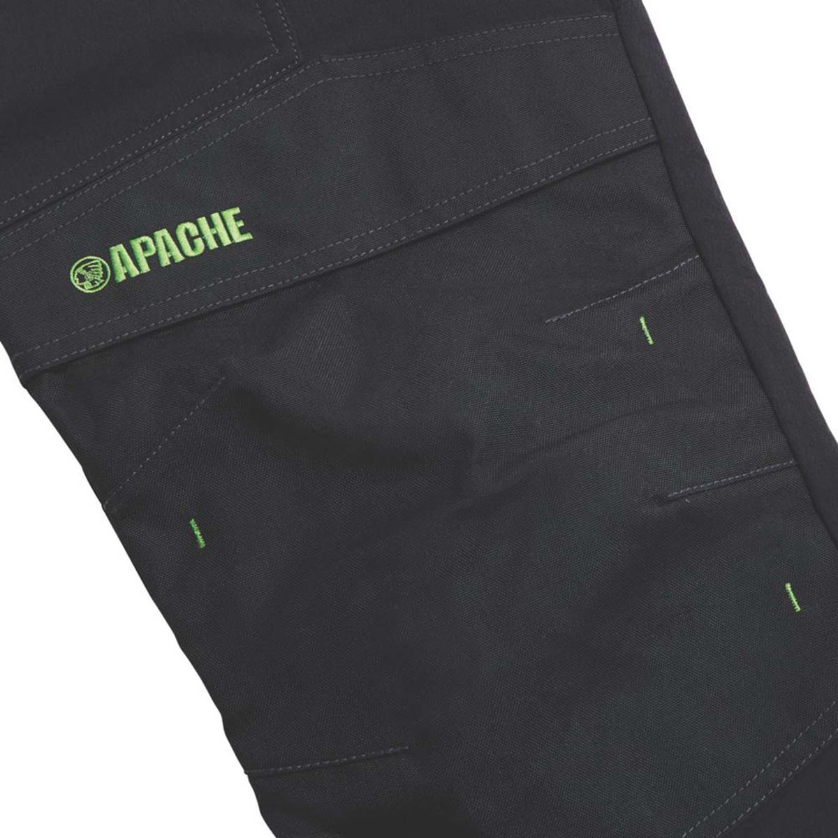 Work Trouser Mens Slim Fit Black Stretch Multi Pocket Breathable Cargo 34W 29L - Image 4