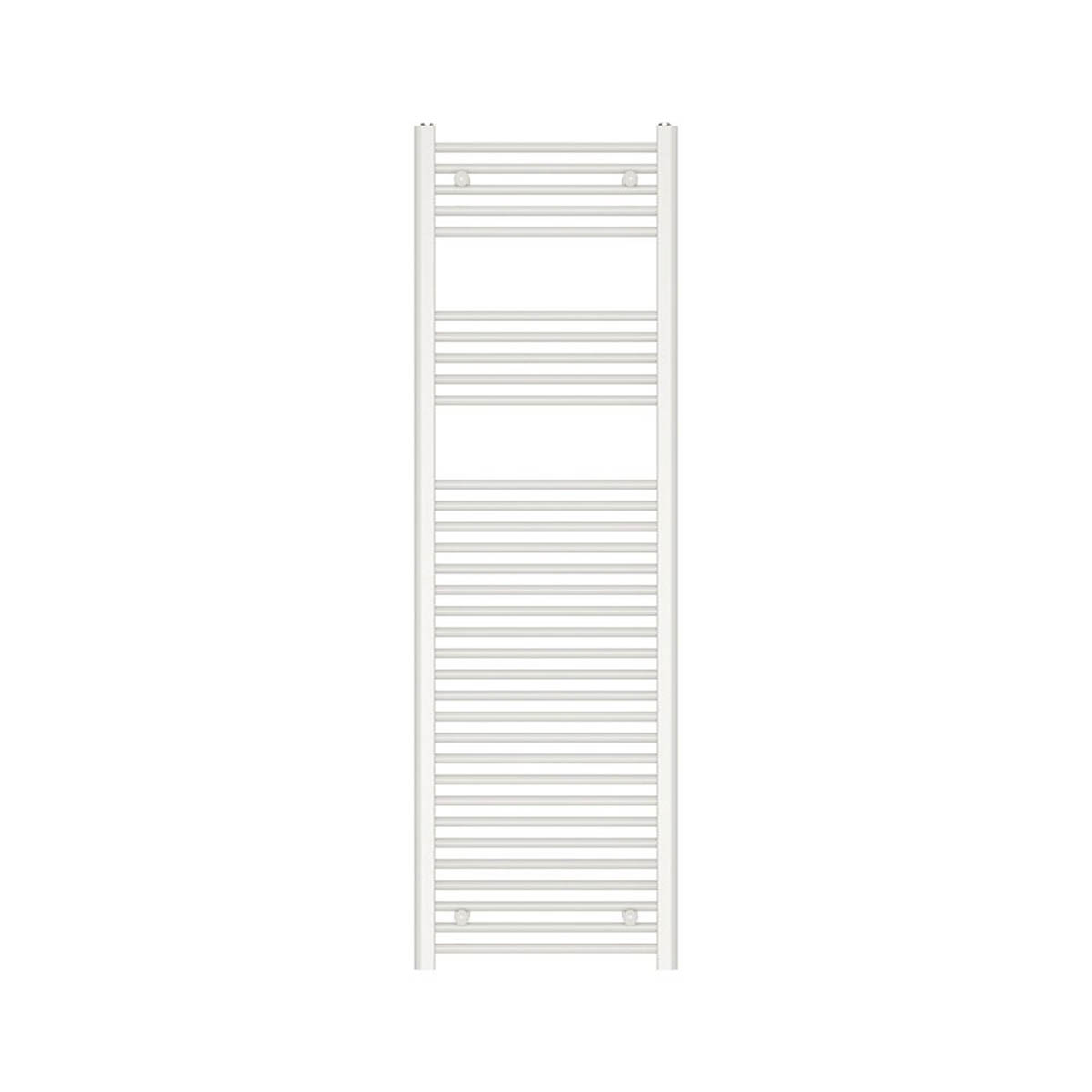 Towel Radiator Rail White Gloss Steel Bathroom Warmer 706W (H)1600x (W)500mm - Image 1