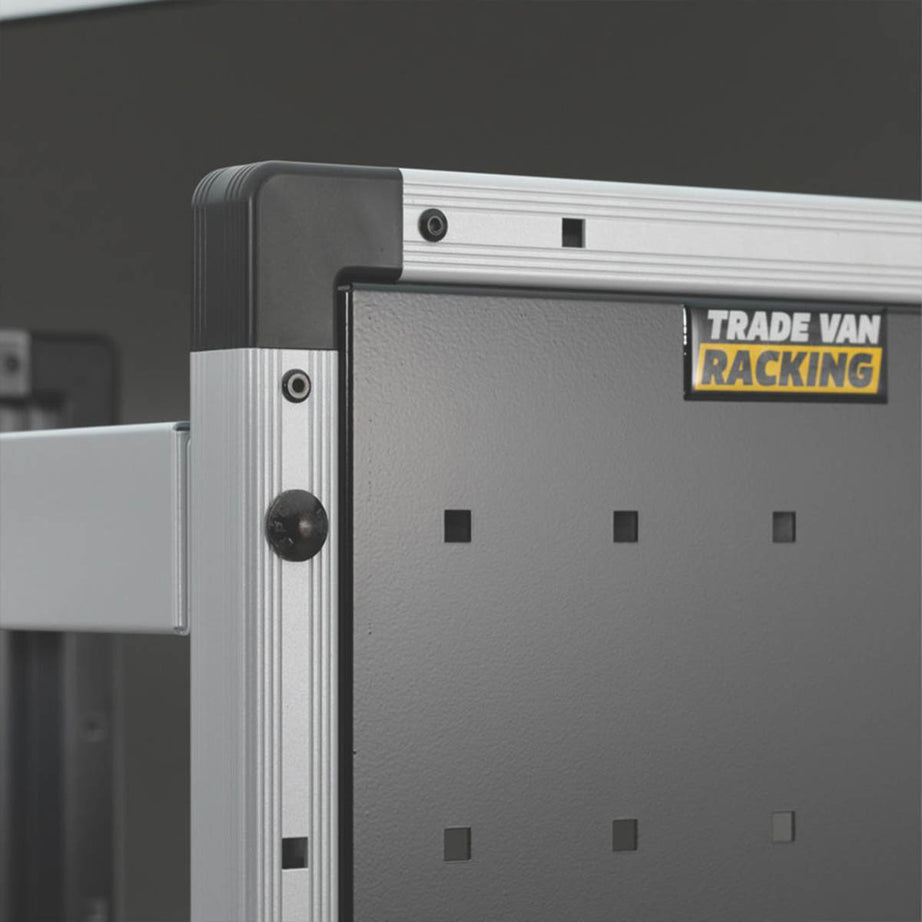 Trade Van Racking Unit Aluminium 3 Straight Shelves Heavy Duty 125x38.1x127.9cm - Image 4