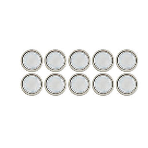 LAP LED Deck Lights Blue Outdoor Path Recessed Brushed Chrome 4.4W 10 Pack - Image 1