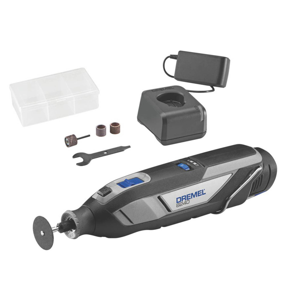 Dremel F0138240JB 12V 1 x 2.0Ah Li-Ion Cordless Multi-Tool with Accessories 6 Piece Set - Image 1
