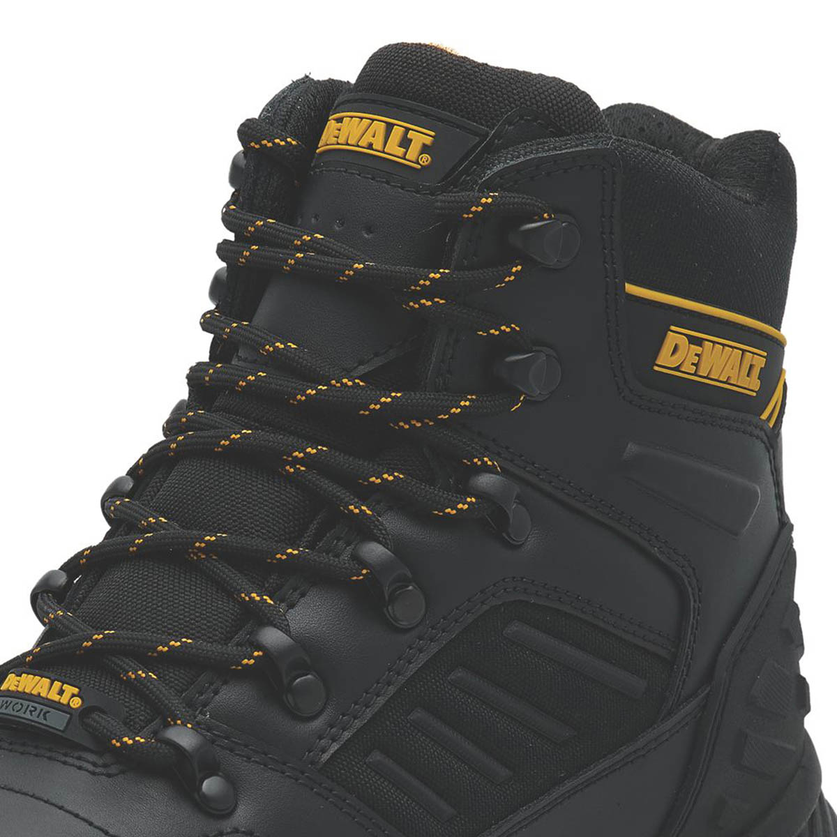 DEWALT Mens Safety Boots Recip 2 Black Waterproof Steel Toe Cap Wide Fit Size 11 - Image 6