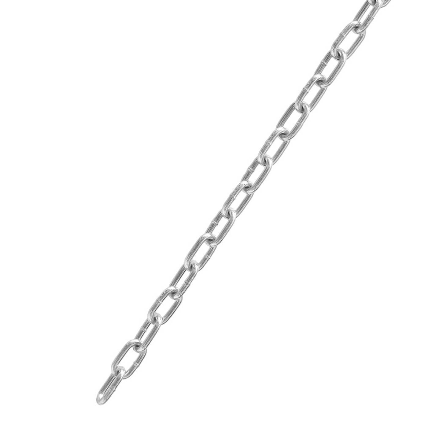 Short Link Chain Steel Side Welded Indoor Outdoor Zinc Plated Heavy Duty 8mmx10m - Image 1