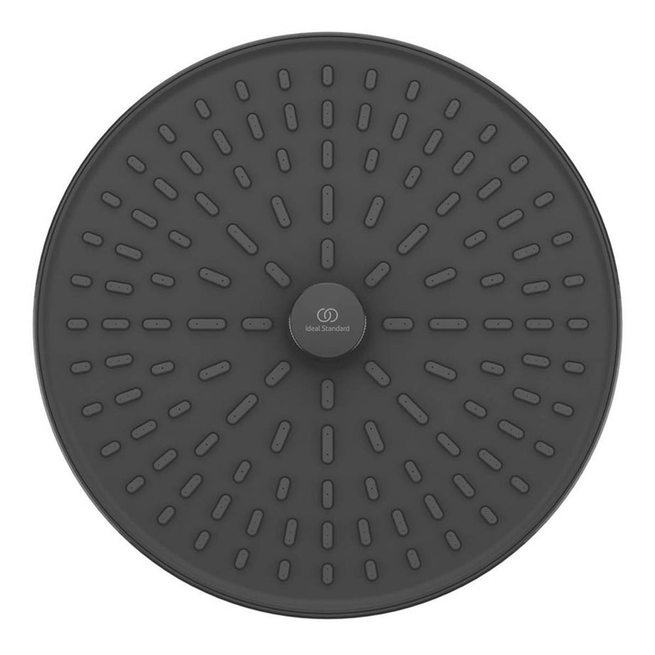 Ideal Standard Shower 2 Spray Patterns Silk Black Round Contemporary 260mm - Image 3