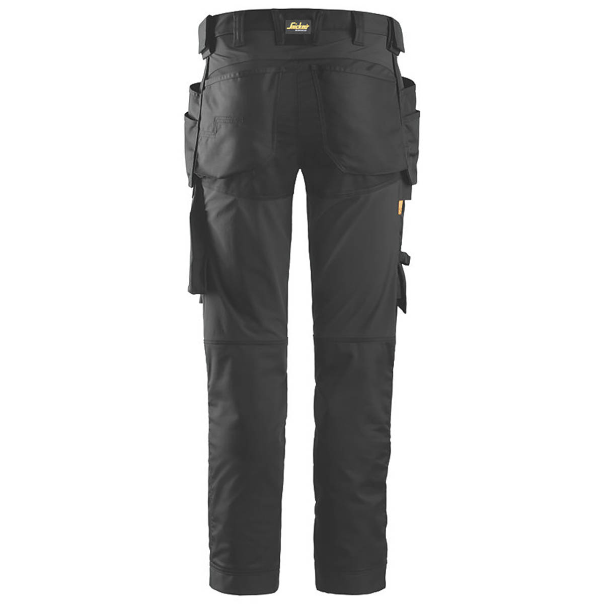 Snickers Work Trousers Mens Slim Fit Black Stretch Multi Pockets 30"W 30"L - Image 2