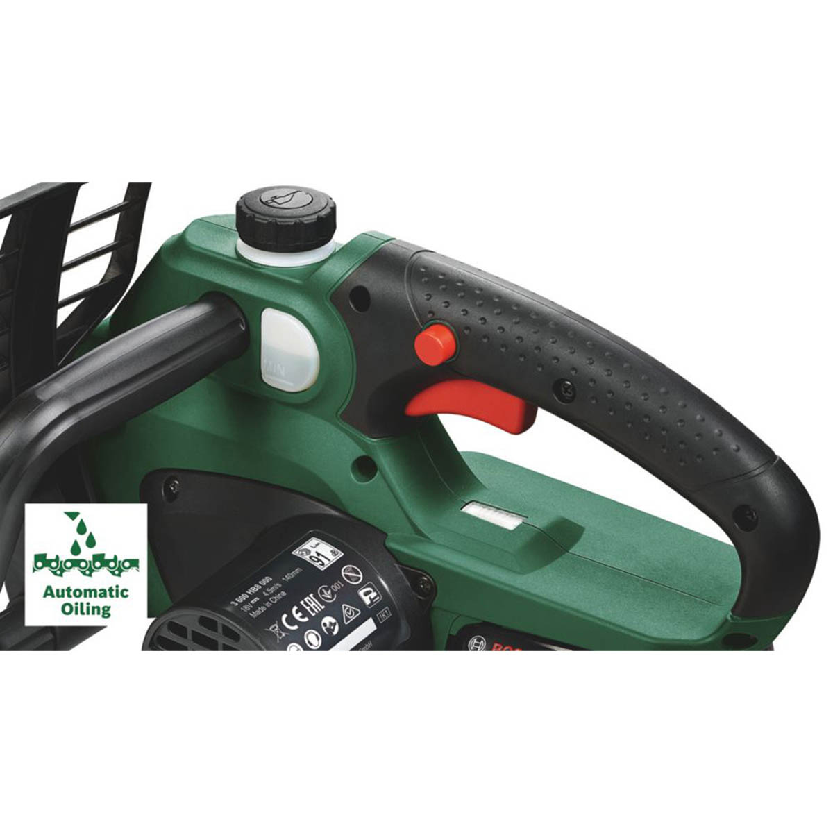 Bosch Chainsaw Cordless 18V Li-Ion UniversalChain18 Garden 20cm Cutter Body Only - Image 5
