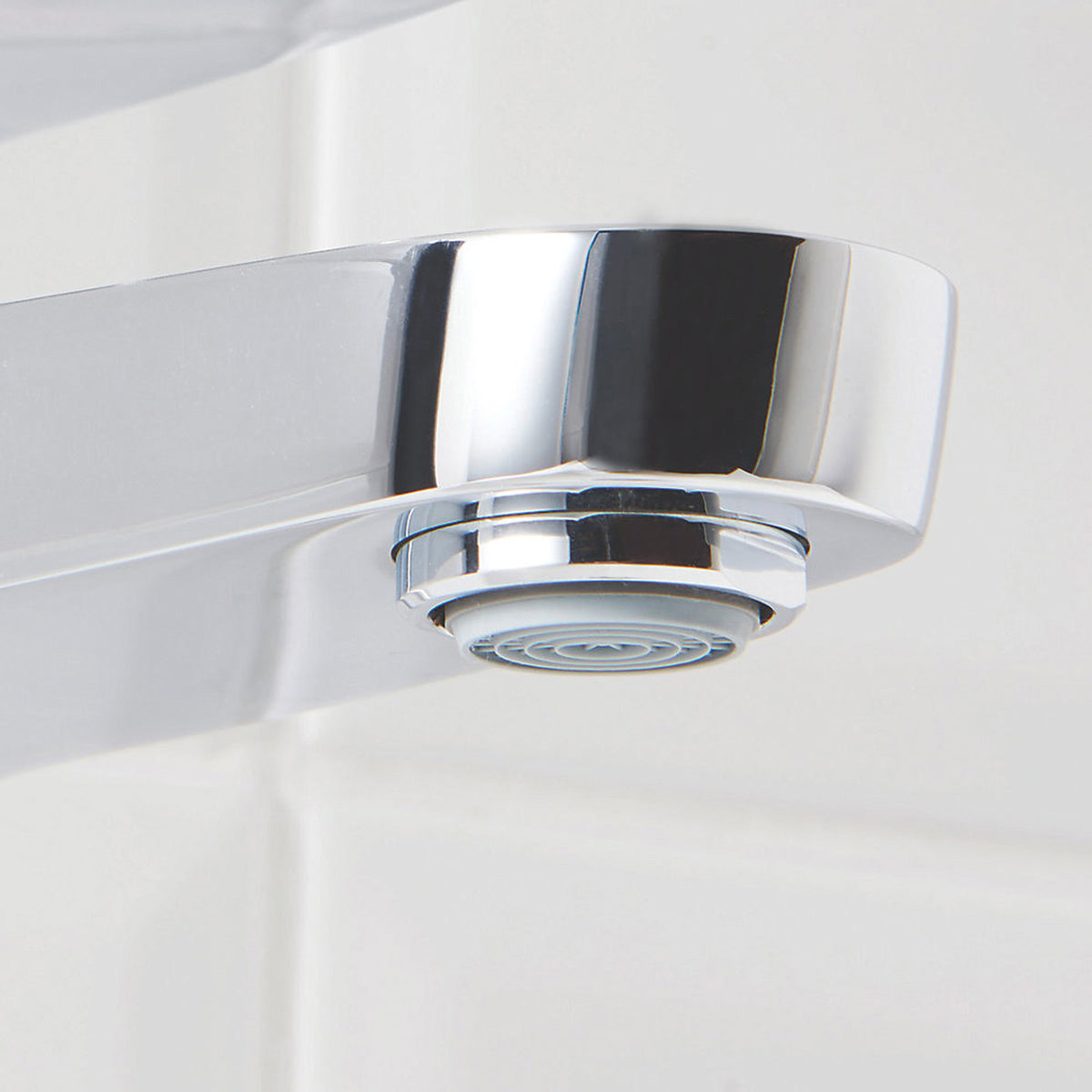 Bathroom Basin Tap Mono Mixer Tall Silver Single Lever Clicker Waste Faucet - Image 4