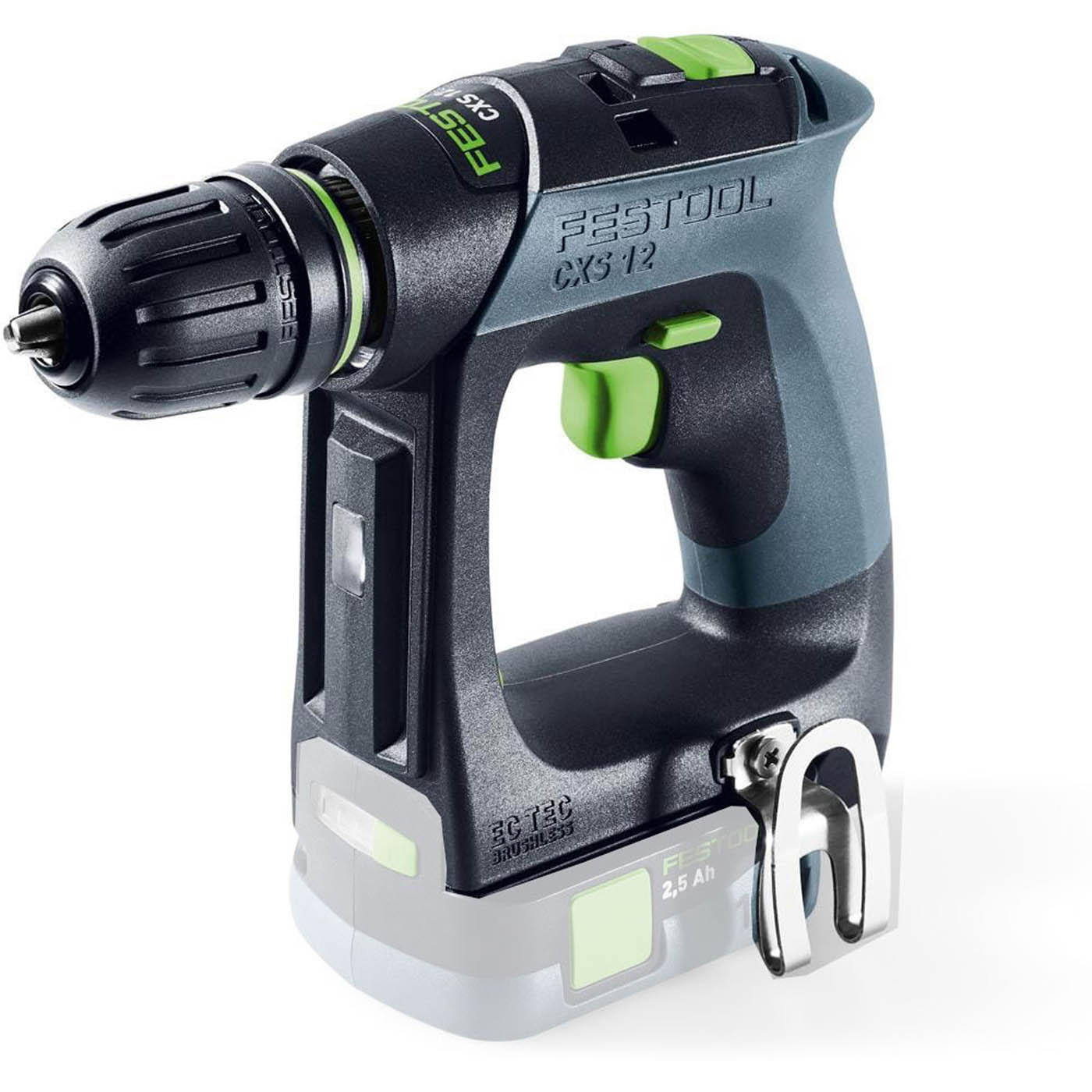 Festool Cordless Drill Cordless 10.8V Li-Ion CXS 12 Brushless Compact Body Only - Image 1