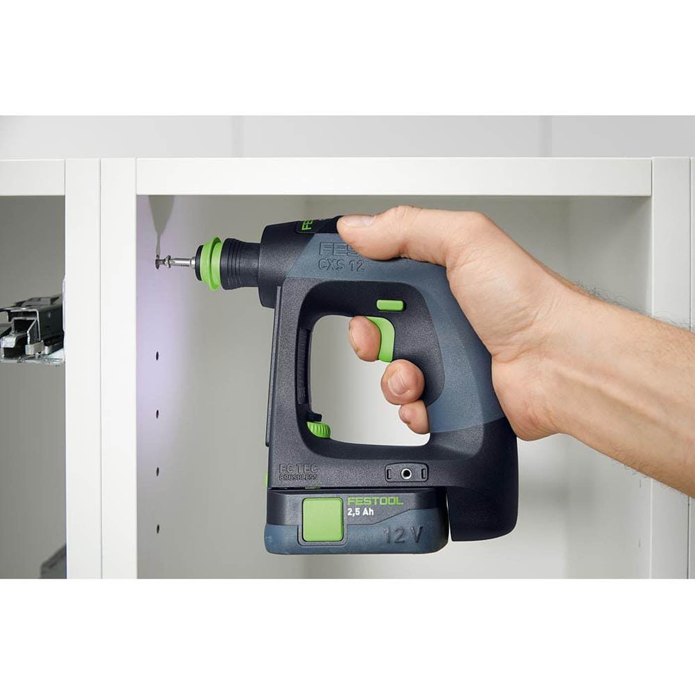 Festool Cordless Drill Cordless 10.8V Li-Ion CXS 12 Brushless Compact Body Only - Image 7