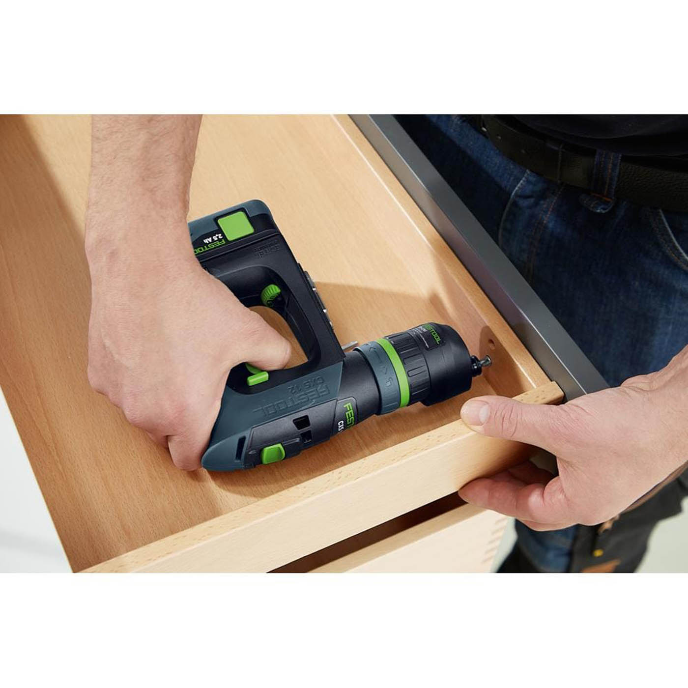 Festool Cordless Drill Cordless 10.8V Li-Ion CXS 12 Brushless Compact Body Only - Image 8