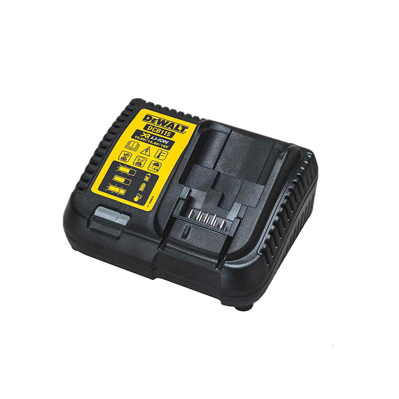 DEWALT Battery Charger DCB115-GB 10.8/14.4/18V Li-Ion XR Multi-Voltage Compact - Image 2