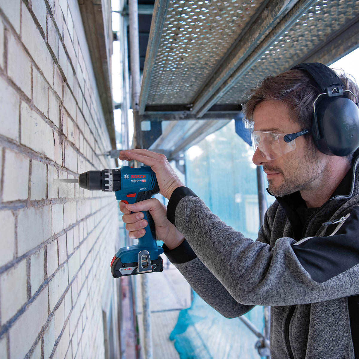 Bosch Combi Drill Cordless 18V Li-ion GSB18V45 Brushless Compact Body Only - Image 4