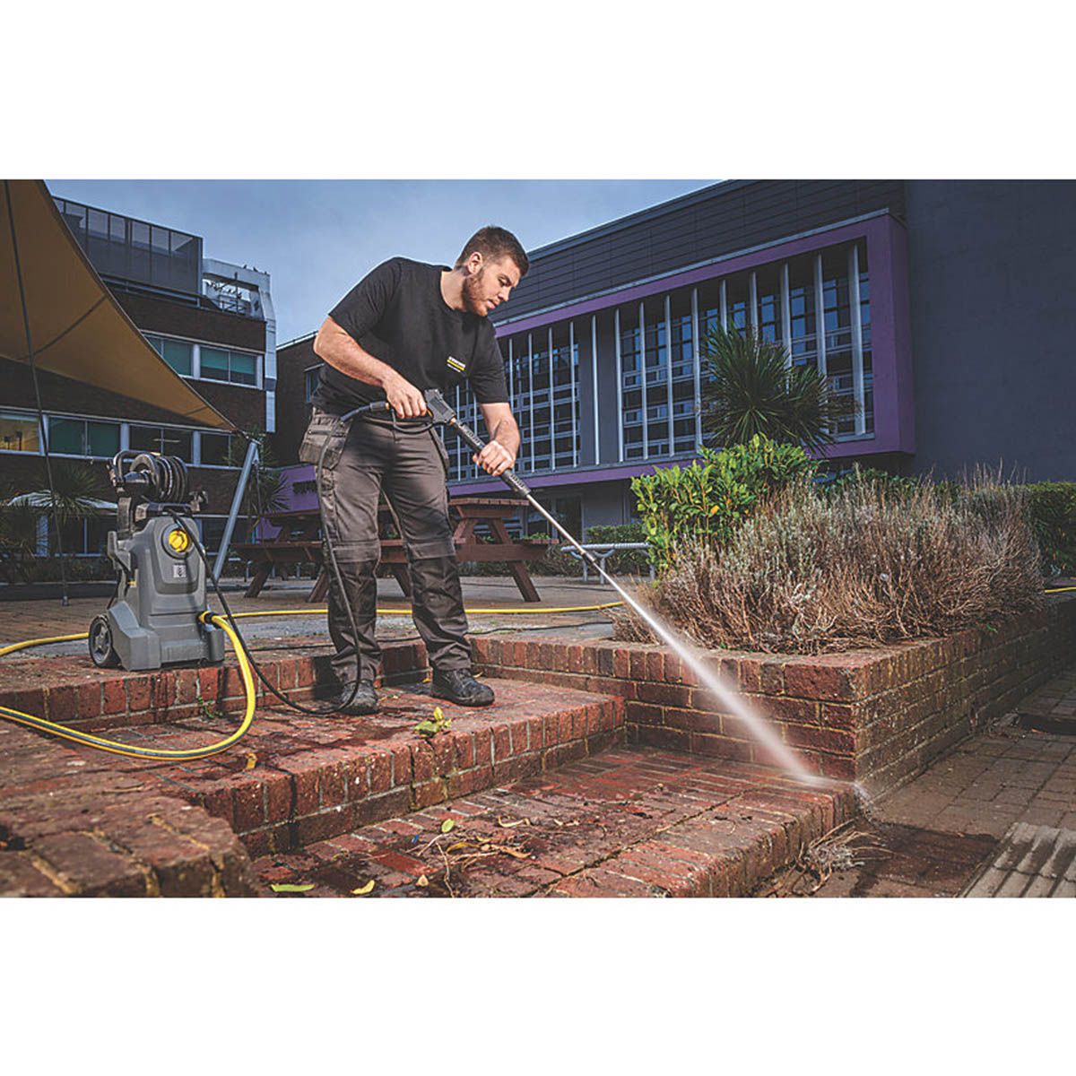 Karcher Pressure Washer Pro HD4/10X Jet Cleaner Car Garden Electric 145bar 1.8kW - Image 8