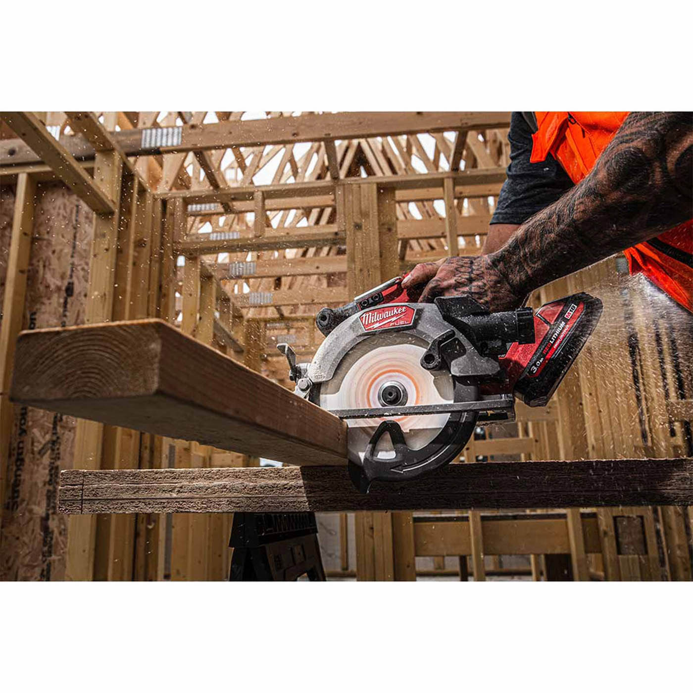 Milwaukee Circular Saw M18FCS552 Cordless Compact Powerful 165mm Body only - Image 10