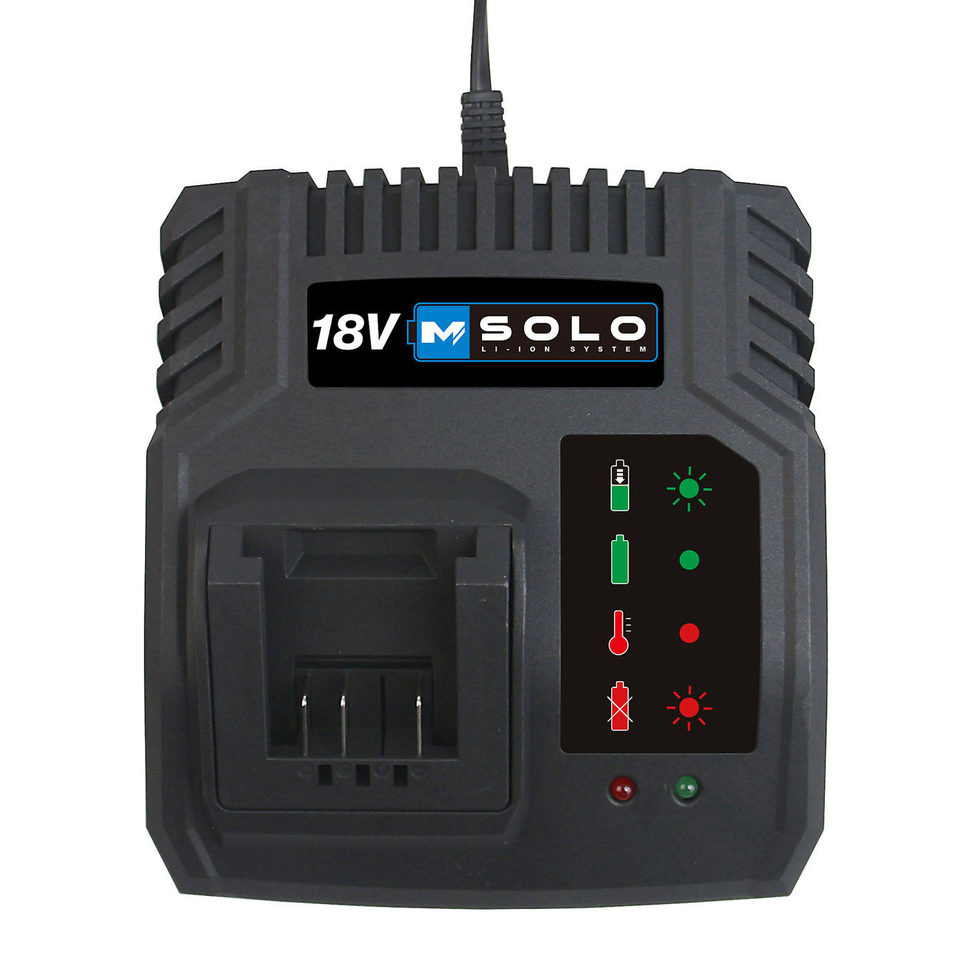 Mac Allister Battery Charger 4Ah 18V MFC18 Fast SOLO Range Black Compact - Image 2