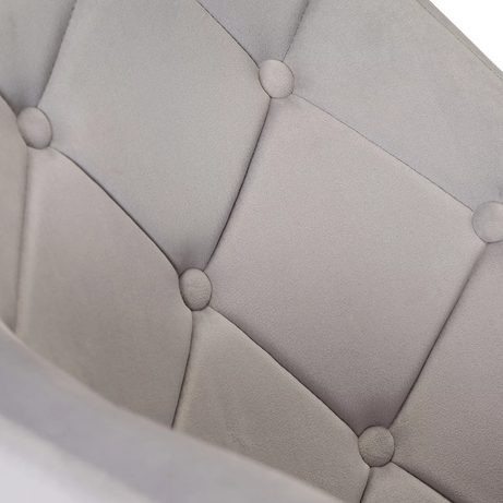 TREVILLET BUTTON WINGBACK O.CHAIR GREY - Image 1
