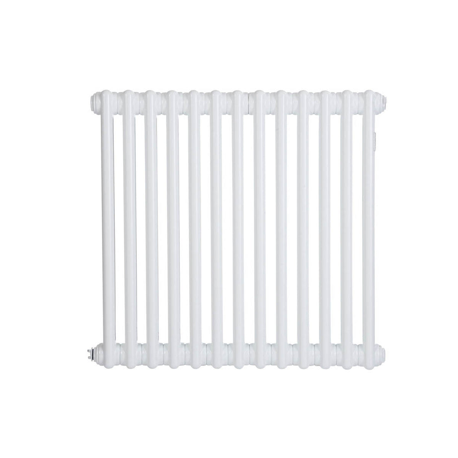 Acova 3 Column Radiator Horizontal Steel White Traditional (W)1226mm x (H)600mm - Image 1