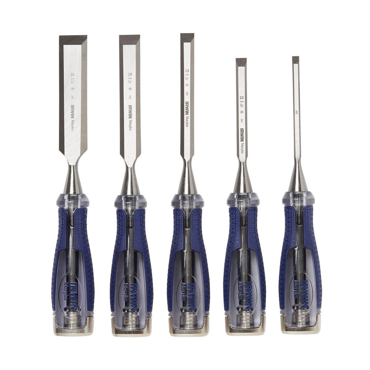Irwin Wood Chisel Set Marples MS750 Woodworking Tools Steel Blades Pack Of 5 - Image 1