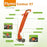 Flymo Grass Trimmer Contour XT Corded 15mm Blades Garden Grass Cut 300W - Image 5