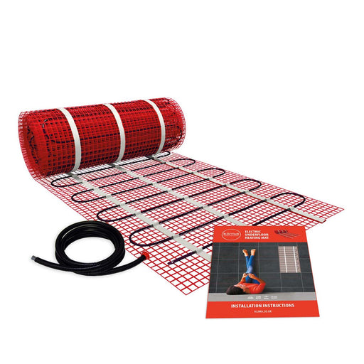 Underfloor Heating Mat System Thermostatic Electric Indoor 4m² 600W IPX7 - Image 1