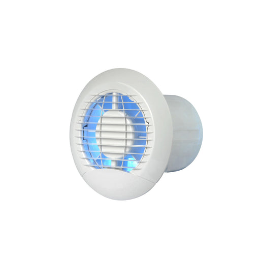Vent Axia Bathroom Extractor Fan Round White Plastic Timer Toilet Shower 14W - Image 1