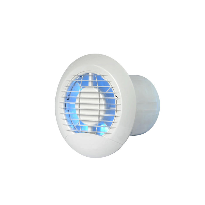Vent Axia Bathroom Extractor Fan Round White Plastic Timer Toilet Shower 14W - Image 2