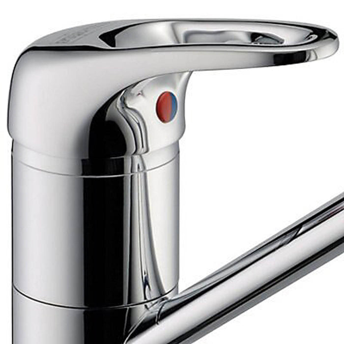 Franke Kitchen Sink Mixer Tap Single Lever Chrome Swivel Spout Modern Faucet - Image 2