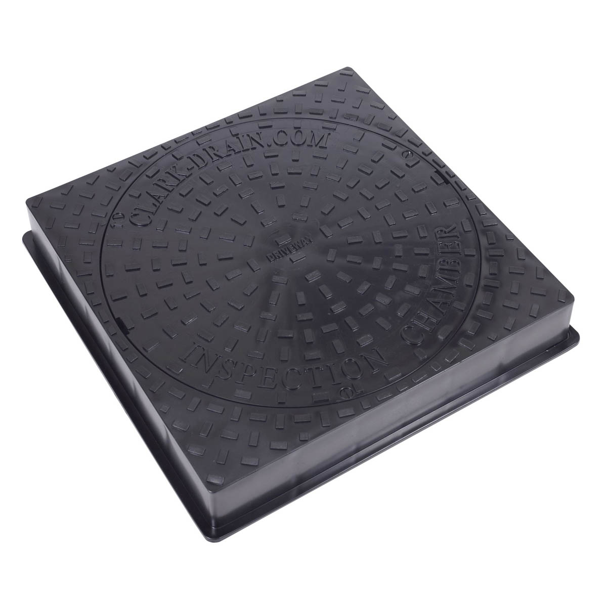 Clark Square Framed 3.5t Manhole cover, (L)450mm (W)560mm (T)80mm - Image 1