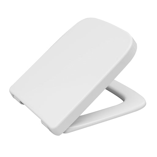 Cedo Fabian Toilet Seat Plastic White Soft Close Gloss Finish 361x416mm - Image 1