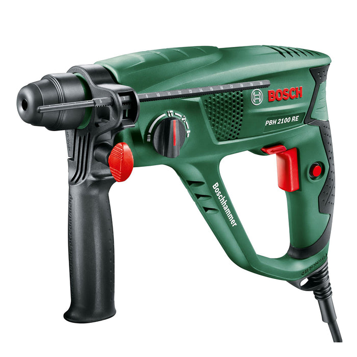 Bosch SDS + Drill Corded PBH2100RE Adjustable Depth Stop 3 Speed 550W 240V - Image 1