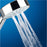 Shower Head 4Spray Pattern Chrome Effect Modern Rub Clean Nozzles Fits All Hoses - Image 4