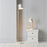 Colours Floor Lamp Adelsbury Matt White Halogen Living Room Bedroom Lighting - Image 1