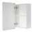 Cooke & Lewis Mirrored Cabinet Lesina White Single Door W300mm D500mm - Image 2
