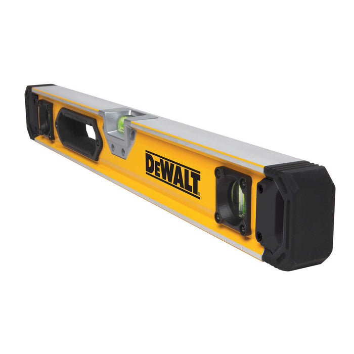 DeWalt Spirit Level Box Beam Aluminium Yellow Large Cross Section Durable 610mm - Image 2