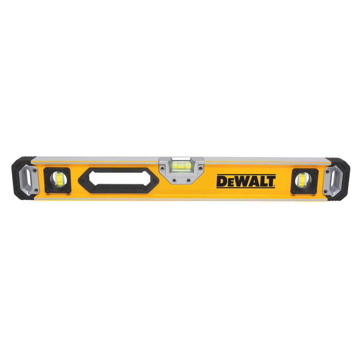 DeWalt Spirit Level Box Beam Aluminium Yellow Large Cross Section Durable 610mm - Image 3