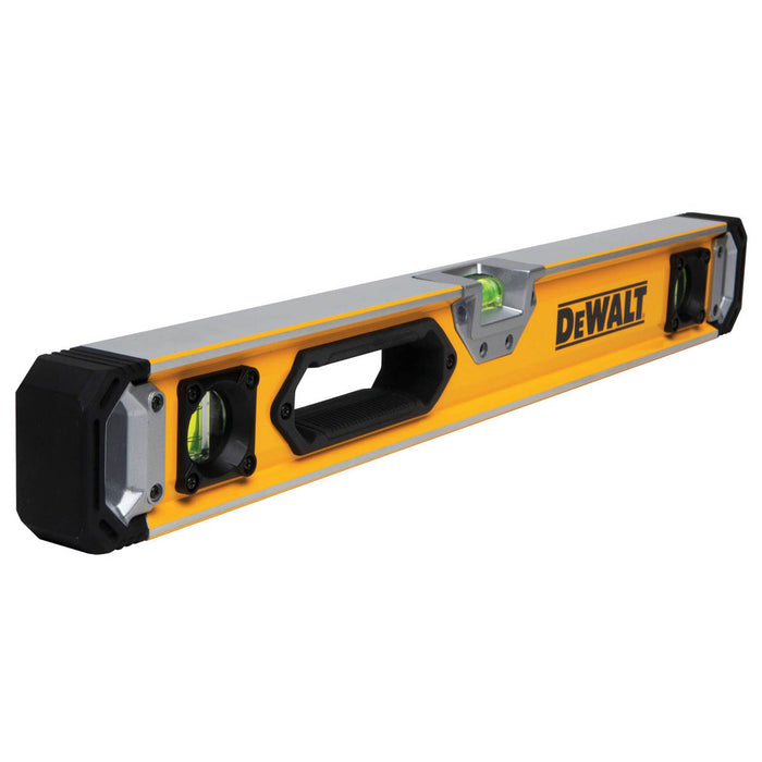 DeWalt Spirit Level Box Beam Aluminium Yellow Large Cross Section Durable 610mm - Image 4