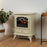 Electric Stove Fire Heater Log Effect Matt Cream Traditional Design 1.8KW - Image 4