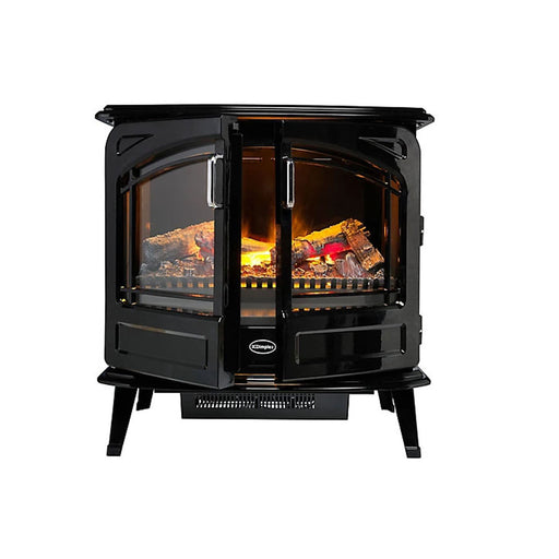 Dimplex Electric Stove Black OptiMyst Cast Enamel Effect With Remote Control 2kW - Image 1