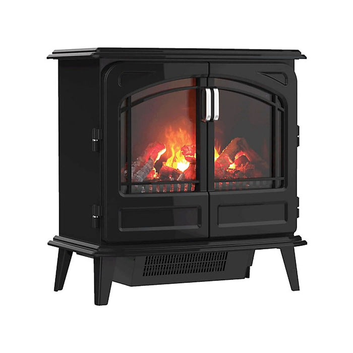 Dimplex Electric Stove Black OptiMyst Cast Enamel Effect With Remote Control 2kW - Image 2