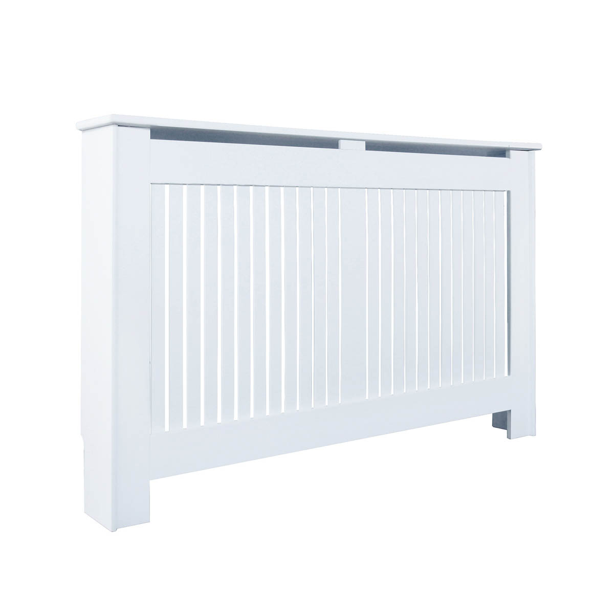 Kensington Radiator Cover Large White Wood Modern 900mm(H) 1710mm(W) 200mm(D) - Image 1