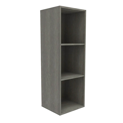 Cube Storage Unit Shelving Freestanding Grey Oak Effect Display Bookcase - Image 1