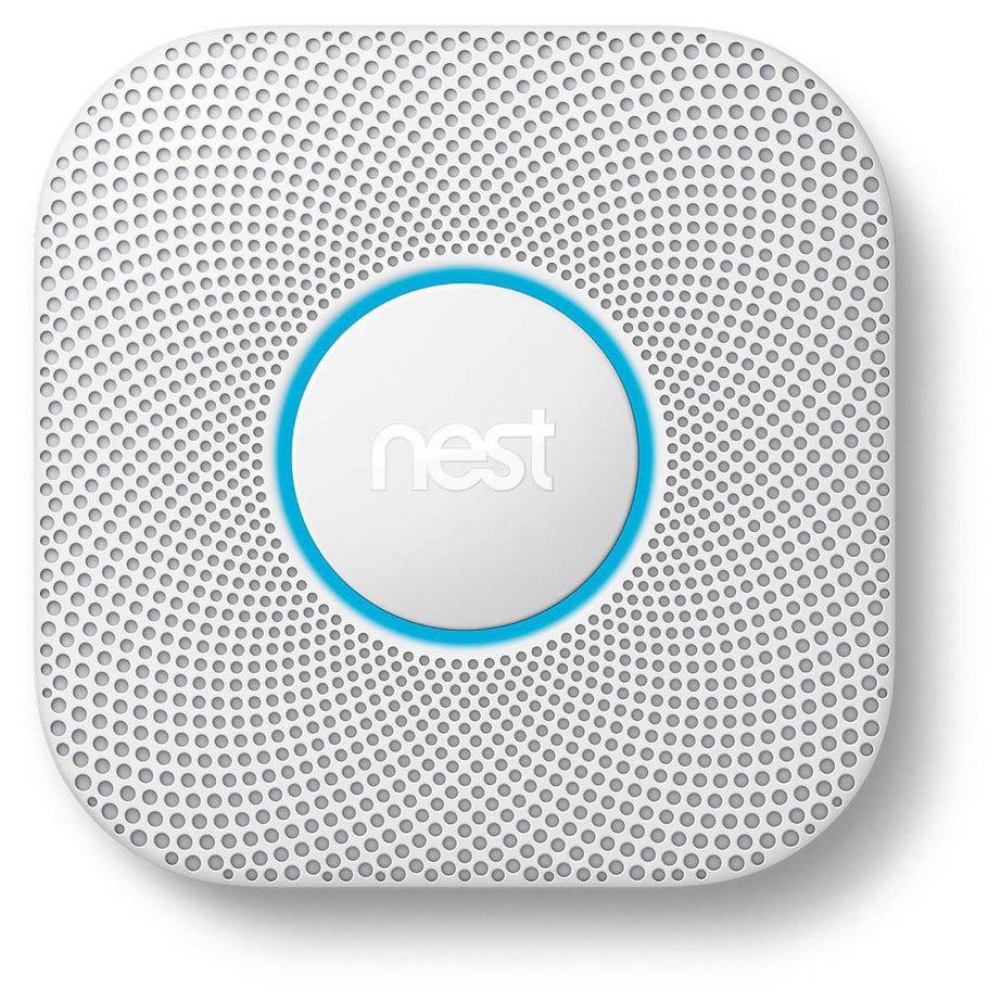Nest Smart Smoke Alarm And Carbon Monoxide Detector White Indoor - Image 3