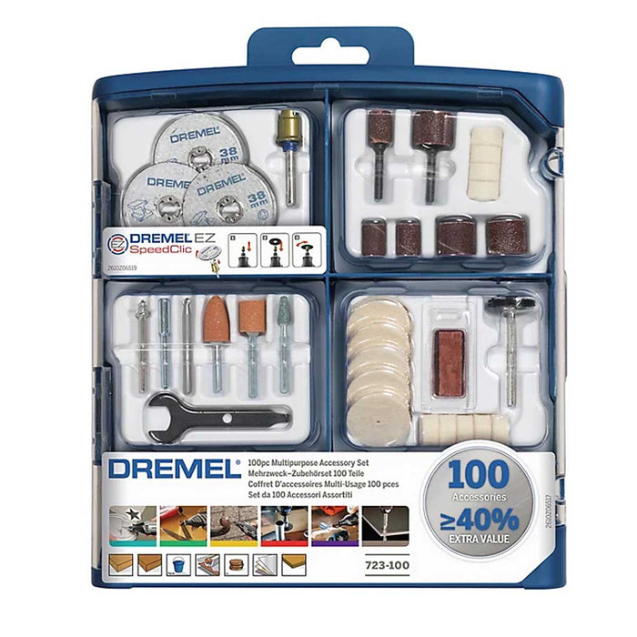 Dremel Multipurpose Kit Metal Plastic Mixed Mini Drill Accessories 100 pieces - Image 2