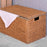 Storage Chest Box Brown Seagrass Foldable Integrated Handles (W)630 x (D)360mm - Image 4